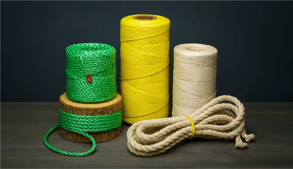 Corde di rafia di polipropilene – stabilizzate ai raggi UV per agricoltura e imballaggio