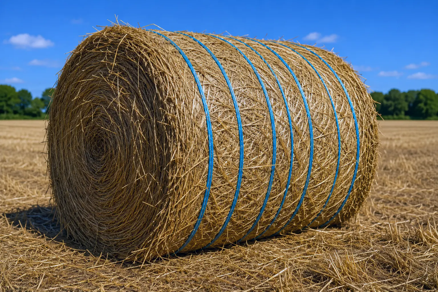 Ficelle agricole en polypropylène utilisée pour le liage des balles de foin