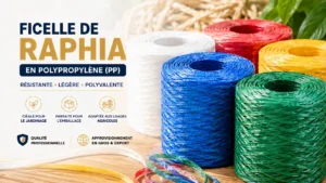 Fil de lin égyptien | Fabricant mondial de fils et ficelles – Elnawawy 17 Ficelle de raphia en polypropylène PP pour jardinage emballage et agriculture